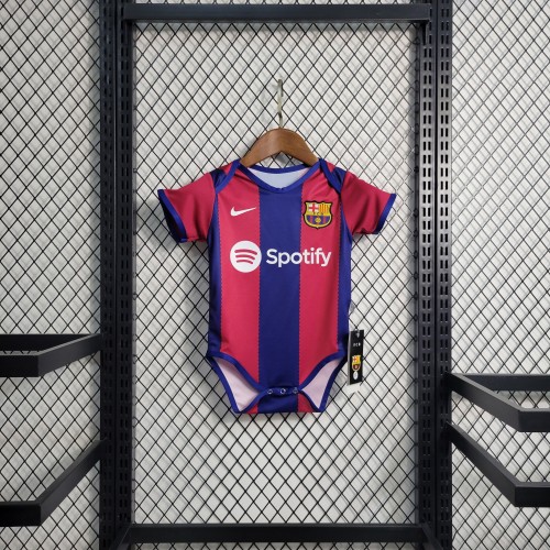 23-24 Barcelona Home Baby Suit/23-24 巴萨主场婴儿装