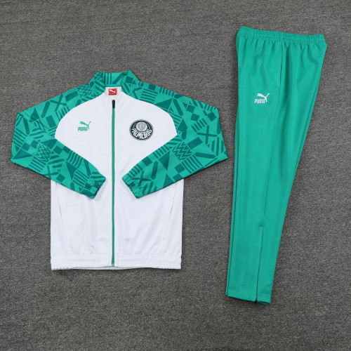 23-24 Palmeiras Jacket Tracksuit/ 23帕尔梅拉斯02白色夹克套装