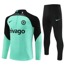 23-24 Chelsea Player Training Suit/23-24切尔西浅绿【球员版】半拉训练服