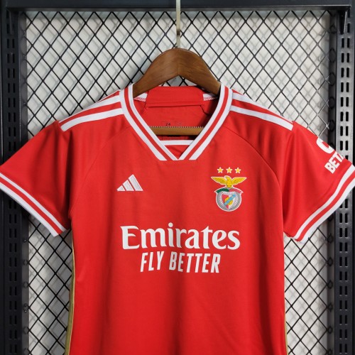 23-24 Benfica Home Red Kid Kit