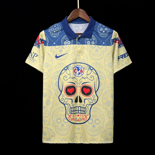 23-24 Club America Halloween Edition Fans Jersey/23-24美洲万圣节球迷版