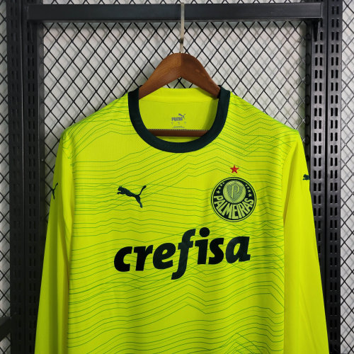 23-24 Palmeiras Third Long Sleeve Fans Jersey/23-24帕尔梅拉斯第二客场长袖