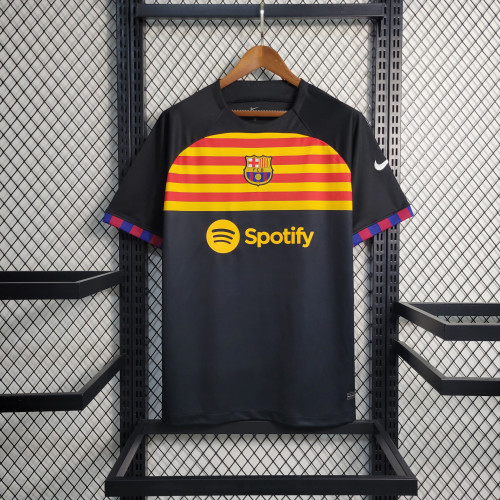 23-24 Barcelona Black Training Fans Jersey/23-24 巴萨训练服球迷版
