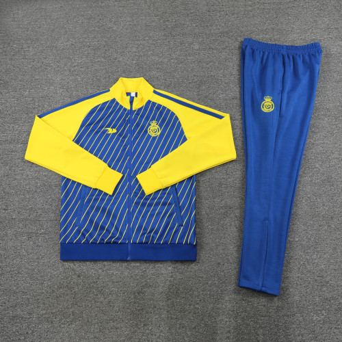 23-24 AI Nassr Jacket Tracksuit/23利雅得胜利01蓝色夹克套装