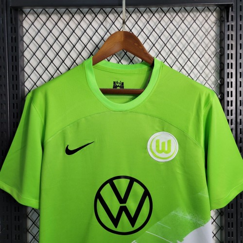 23-24 Wolfsburg Home Fans Jersey/23-24 沃尔夫斯堡主场球迷版