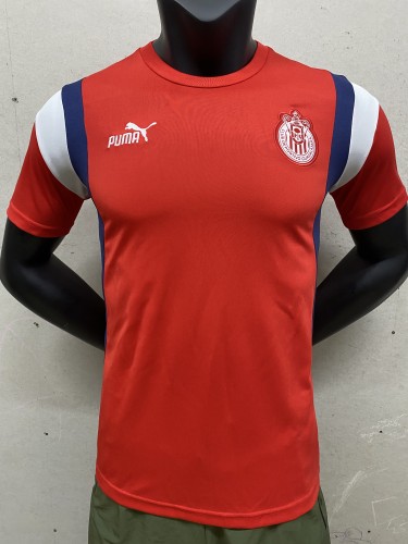 23-24 Chivas de Guadalajara Training Jersey/23-24 芝华士训练服红色
