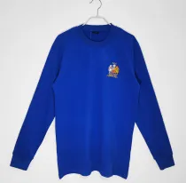 1968 Manchester United Light Blue Long Sleeve Retro Jersey/1968 曼联长袖