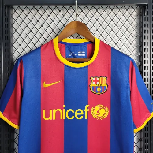 10-11 Barcelona Home Retro Jersey/10-11 巴萨主场