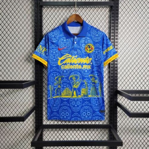 23-24 Club America Halloween Edition Fans Jersey/23-24美洲万圣节球迷版