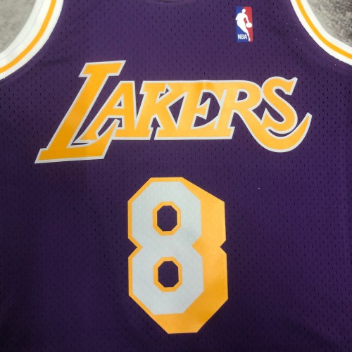 M&N 96-97 Lakers SW Purple 8# Bryant