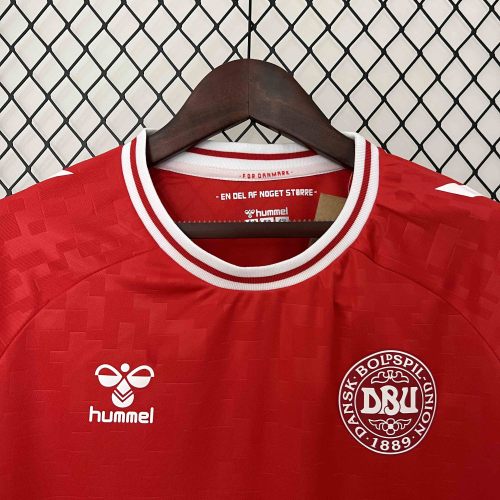 2024 Denmark Home Fans Jersey / 2024 丹麦主场球迷