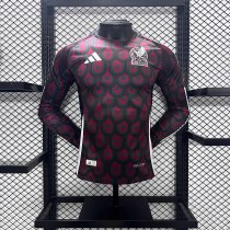 2024 Mexico Home Player Long Sleeve Jersey/ 2024 墨西哥主场球员长袖