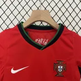 2024 Portugal Home Kids Kit/ 2024葡萄牙主场童装