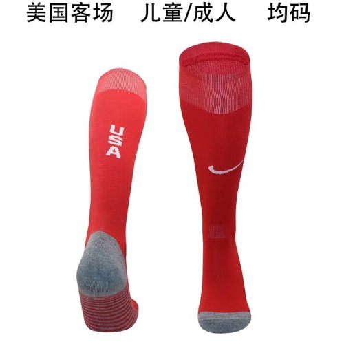 2024 USA Away Socks/2024美国客场袜子