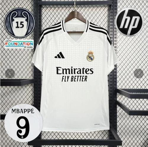24-25 Real Madrid Home Fans Jersey/ 24-25皇马主场球迷版