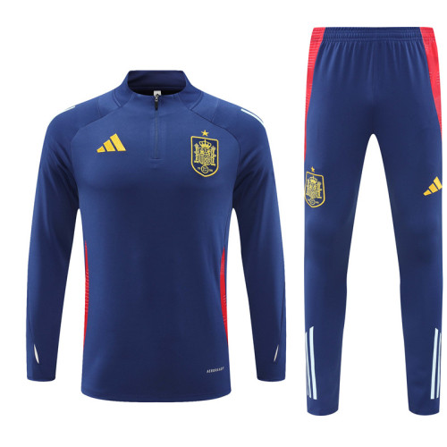 2024 Spain Blue Training Suit/2024 西班牙宝蓝训练服