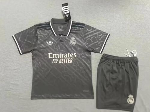24-25 Real Madrid Second  away  Kid   Fan Version