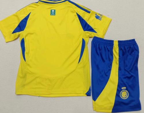 24-25 Al Nassr FC  Ronaldo  Home Kids Kit