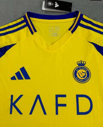 24-25 Al Nassr FC  Ronaldo Home New   Fans version  Jersey
