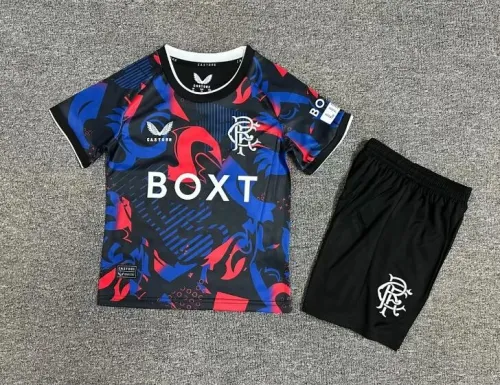 24-25 Rangers Second Away  Kids Kit