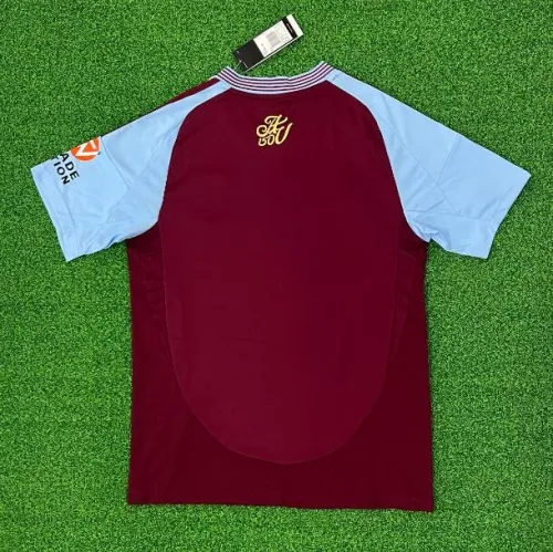 24-25 Aston Villa Home Fan Version  Jersey