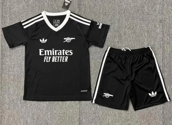 24-25 Arsenal black goal  Kid  Fan Version