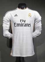13-14 Real Madrid Home Retro Player Long Sleeve Jersey/13-14皇马主场球员长袖