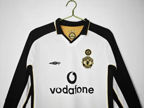 01-02 Manchester United Reversible Centenary Edition  Jersey/01-02 曼联百周年双面长袖复古