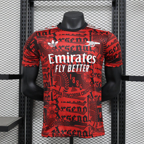 25-26  Arsenal   red   Pre-match suit   Player Version (Please choose one more size )