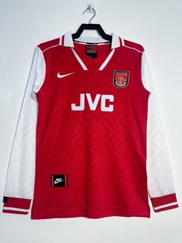 96-97 Arsenal Home Long Sleeve Retro Jersey/96-97阿森纳主场长袖
