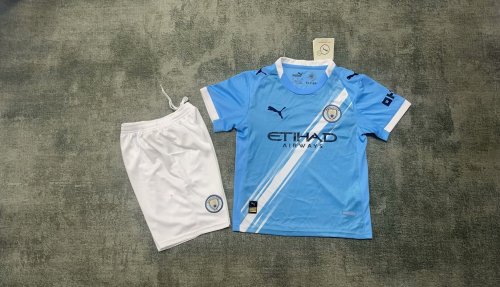 25-26 Manchester City Home Kids Kit/25-26 曼城主场童装