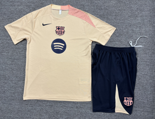 24-25 Barcelona Short Sleeve Training Suit/24-25巴萨短袖训练服