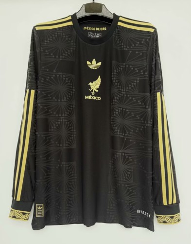 2025 Mexico Black Speical  Long Sleeve Jersey/2025墨西哥特别长袖