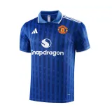 25-26 Manchester United Blue Polo/25-26曼联蓝色Polo