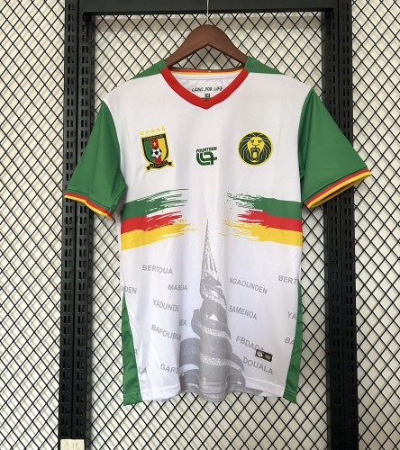 2025 Cameroon White Fans Jersey/2025喀麦隆白色球迷