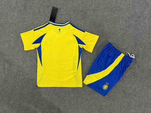 24-25  Al Nassr Home Kid Kit/24-25利雅得胜利主场童装