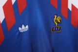 1990 France Home Retro Jersey/1990法国主场