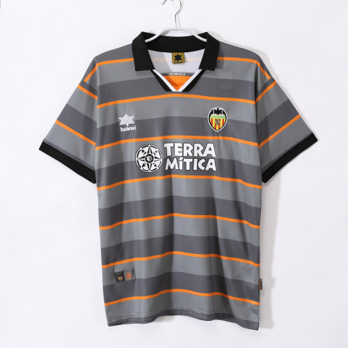 99-00 Valencia Third Away Retro Jersey/99-00瓦伦西亚第二客场