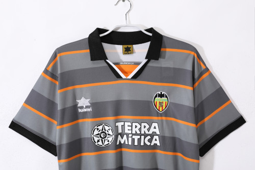 99-00 Valencia Third Away Retro Jersey/99-00瓦伦西亚第二客场