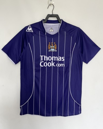 07-08 Manchester City Away Retro Jersey/07-08曼城客场复古