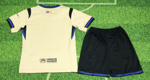 25-26 Barcelona Away Kid Kit/25-26 巴萨客场童装
