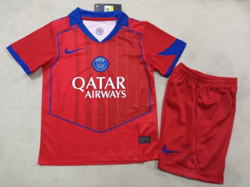 25-26 PSG Third Kid Kit/25-26 PSG巴黎第二客场童装