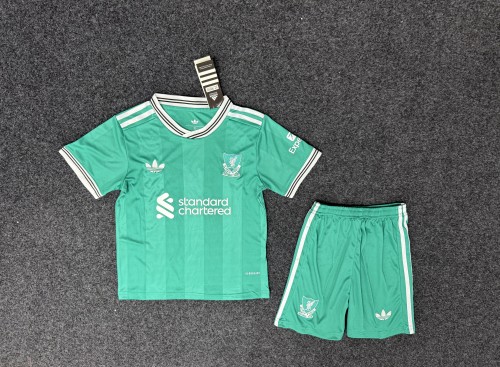 25-26 Liverpool Third kids kit/25-26利物浦第二客场童装