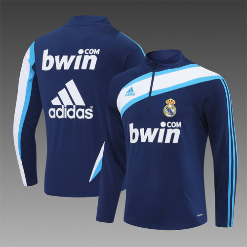 09-10 Real Madrid Retro Training Suit Top/09-10皇马复古上衣