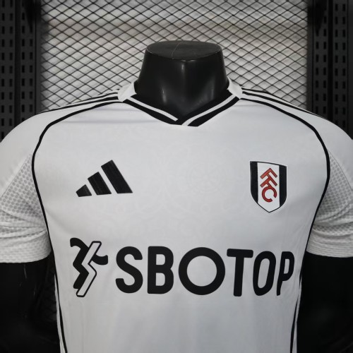 25-26 Fulham Home Player Jersey/ 25-26 富勒姆主场球员版