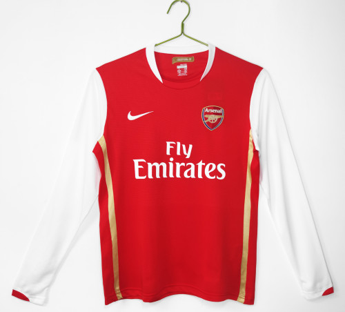 06-07 Arsenal Home Retro Long sleeve Jersey/06-07阿森纳主场长袖
