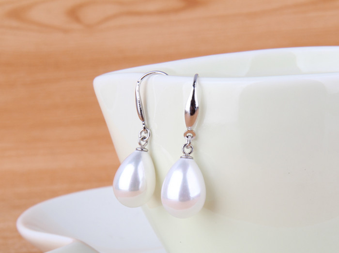 Fritillary sterling silver earrings