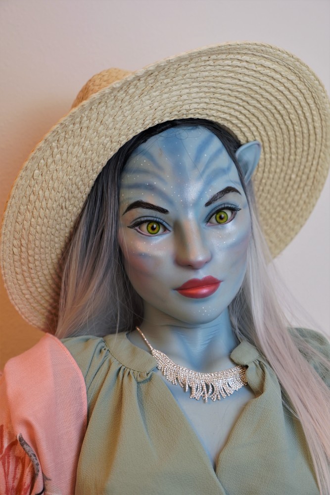 156A Blue Avatar seamless silicone doll