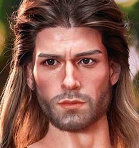 Irontech 176cm--George male full silicone doll