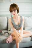 TEMTAS Sex Doll Realistic Love Sex Doll Super Soft Lifelike Skin Breasts Silicone Doll 158CM-005
